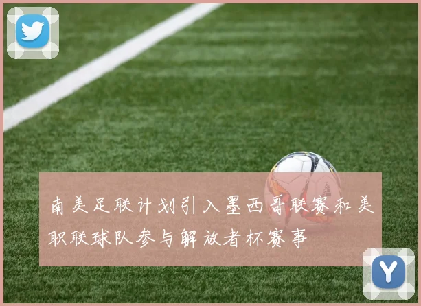 南美足联计划引入墨西哥联赛和美职联球队参与解放者杯赛事